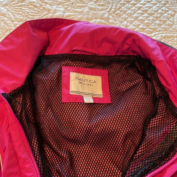Nautica Windbreaker Hooded Zip Up Jacket Size Medium - Picture 6 of 9